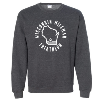 Wisconsin Milkman Crewneck - Dark Heather Grey