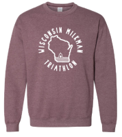 Wisconsin Milkman Crewneck - Dark Heather Maroon